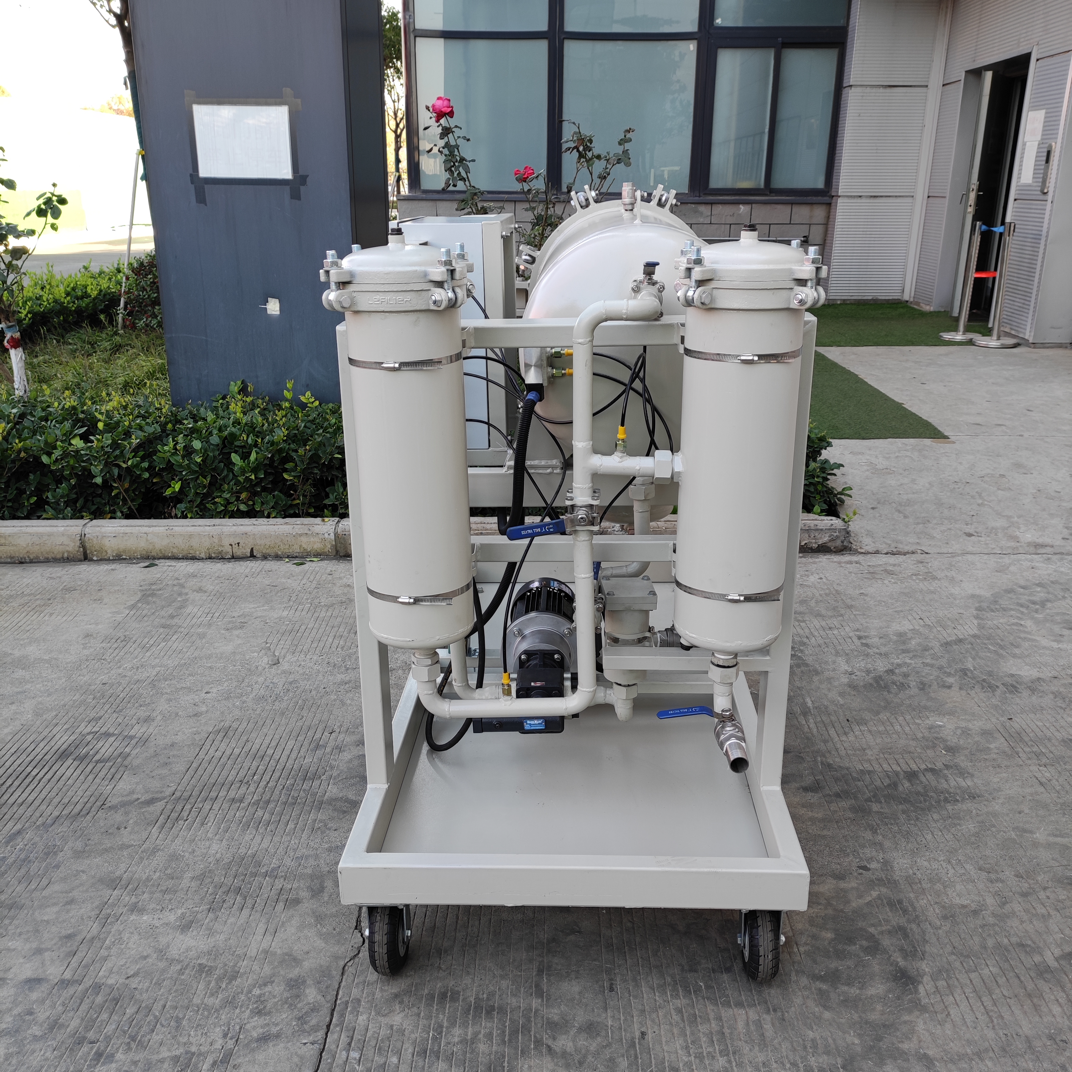 聚結脫水濾油機工作原理